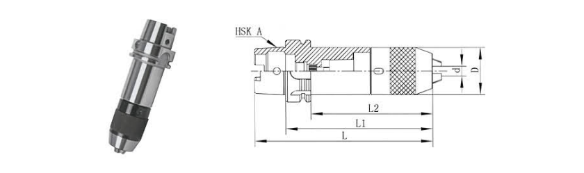 HSK APU Keyless Drill Chuck