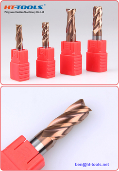 4 Flutes roughing square end mills